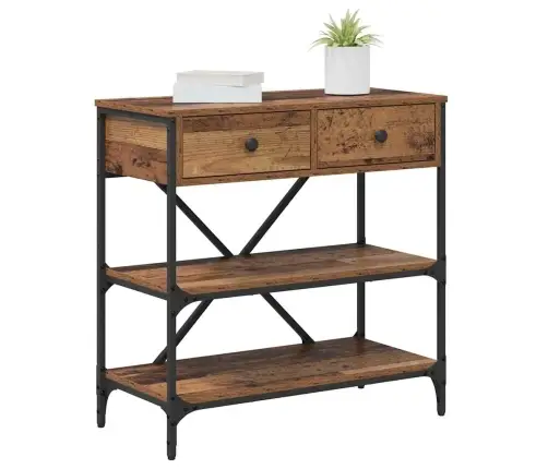 Konsoles Galds No Vecās Koksnes 75X34.5X75 Cm Vidaxl