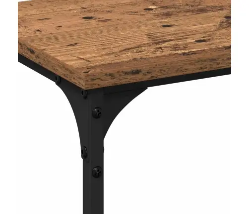 Konsoollaud Vana Puit 200 X 29 X 75 Cm Töödeldud Puit Ja Metall