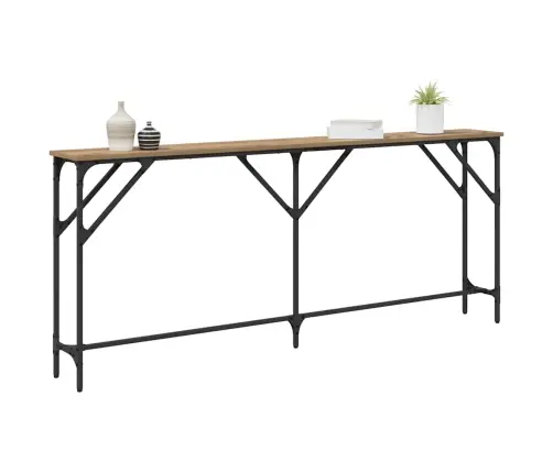 Konsoles Galds Meistaru Ozols 180X23X75 Cm Vidaxl Konsoles Galds Meistaru Ozols 180X23X75 Cm Vidaxl