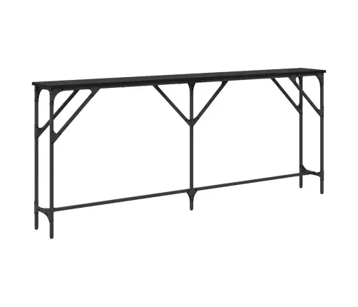 Konsoles Galds Melna Ozola 180X23X75 Cm Inženieru Koks Vidaxl