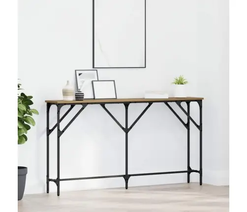 Konsoles Galds Meistara Ozols 140X23X75 Cm Inženierijas Koks Vidaxl