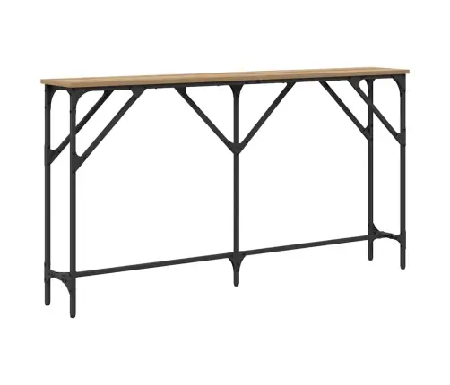 Konsoles Galds Meistara Ozols 140X23X75 Cm Inženierijas Koks Vidaxl