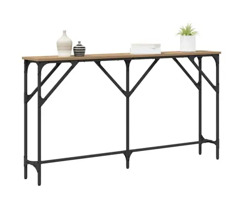 Konsoles Galds Meistara Ozols 140X23X75 Cm Inženierijas Koks Vidaxl