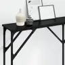Konsoollaud Must Tamm 140 X 23 X 75 Cm