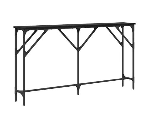 Konsoollaud Must Tamm 140 X 23 X 75 Cm