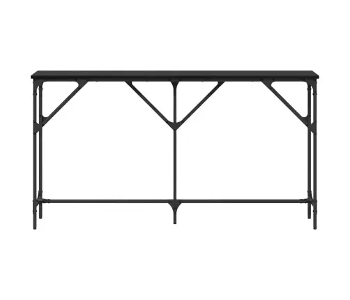 Konsoollaud Must Tamm 140 X 23 X 75 Cm