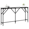 Konsoollaud Must Tamm 140 X 23 X 75 Cm