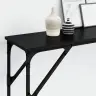 Konsoles Galds Melns Ozols 200X29X75 Cm Inženierijas Koks Vidaxl