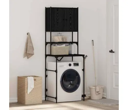 Skalbyklės Spinta Juodas 0Ak 68 X 48,5 X 194 Cm