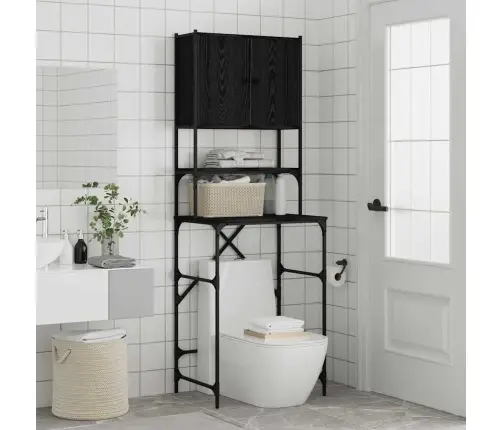 Skalbyklės Spinta Juodas 0Ak 68 X 48,5 X 194 Cm