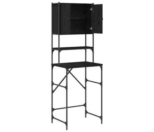 Skalbyklės Spinta Juodas 0Ak 68 X 48,5 X 194 Cm