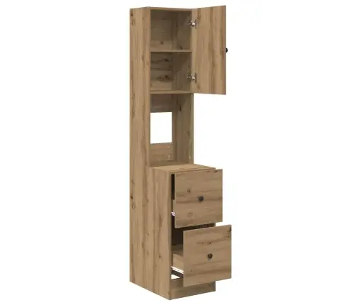 Virtuves Skapis Ar Atvilktni Ar Plauktu Amatnieku Ozola Inženierijas Koks Vidaxl