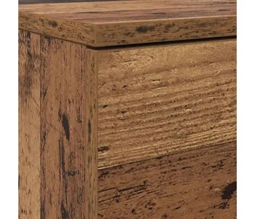 Apavu Skapis Vecs Koks 100.5X28X100 Cm Cietais Koks Vidaxl