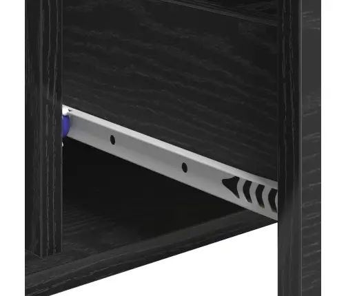 Kõide Sahtliga Must Tamm 60 X 31 X 70 Cm Tehispuit