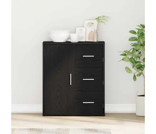 Kõide Sahtliga Must Tamm 60 X 31 X 70 Cm Tehispuit