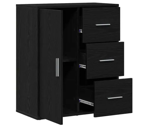 Kõide Sahtliga Must Tamm 60 X 31 X 70 Cm Tehispuit