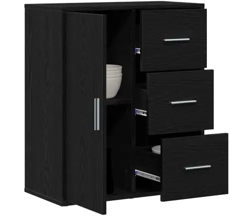 Kõide Sahtliga Must Tamm 60 X 31 X 70 Cm Tehispuit