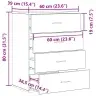 Puse Ar Atvilktni Ar Uzglabāšanu Vecs Koks 60 X 39 X 80 Cm Inženierijas Koks Vidaxl Puse Ar Atvilktni Ar Uzglabāšanu Vecs Koks 60 X 39 X 80 Cm Inženierijas Koks Vidaxl