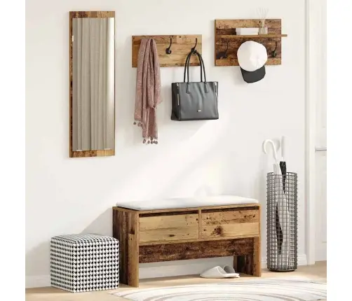 Priekšnama Mēbeļu Komplekts Vecs Koks 90 X 31 X 46.5 Cm Vidaxl