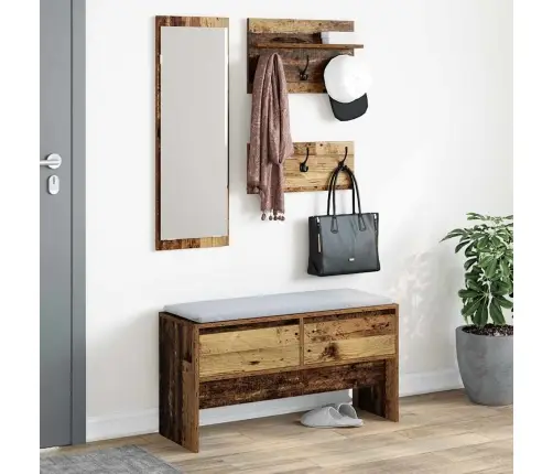 Priekšnama Mēbeļu Komplekts Vecs Koks 90 X 31 X 46.5 Cm Vidaxl