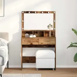 Riietumislaud Sahtliga Vana Puit 80 X 41 X 134.5 Cm Tehispuit