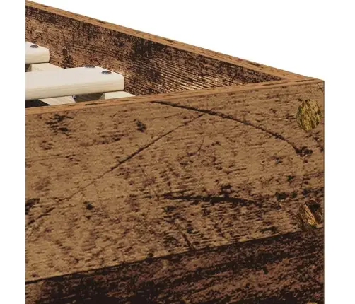 Gultas Rāmis Vecs Koks 90X200 Cm Inženierijas Koks Vidaxl