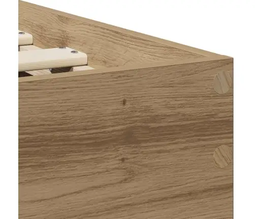 Gultas Rāmis Bez Matrača Un Galvas Dēļa Amatnieku Ozolā 90X200 Cm Vidaxl