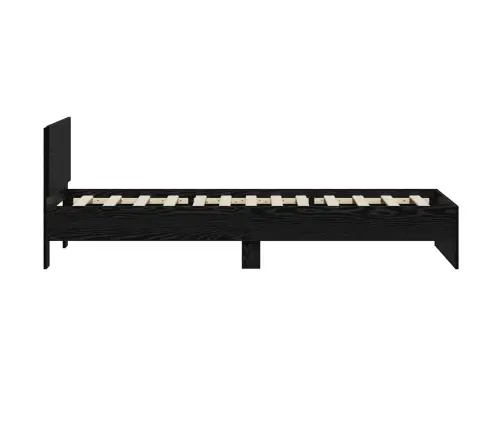 Lovos Rėmas Juodas Ąžuolas 90 X 200 Cm Apdirbta Mediena