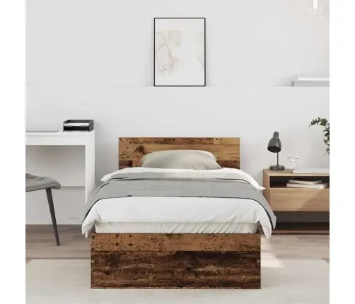 Gultas Rāmis Bez Matrača Ar Galvu 75X190 Cm Vidaxl