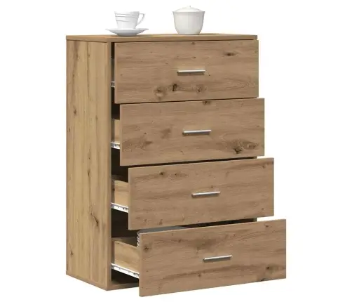 Puse Amatnieku Ozola 60 X 31 X 84 Cm Kokskaidu Plāksne Vidaxl