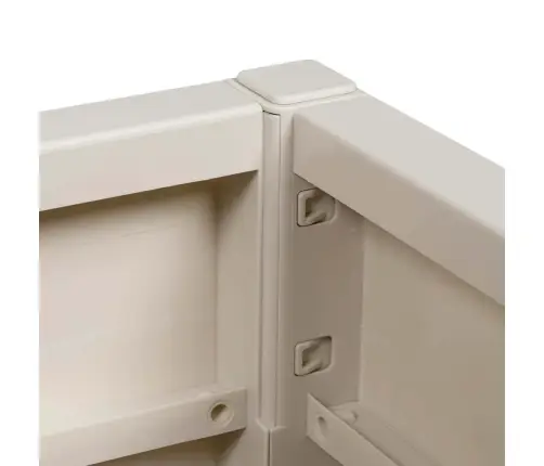 Sodo Vazonas Balta 36 X 36 X 35 Cm Polipropilenas