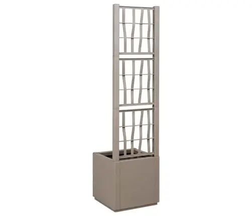 Sodo Vazonas Pilka 36 X 36 X 140 Cm Polipropilenas