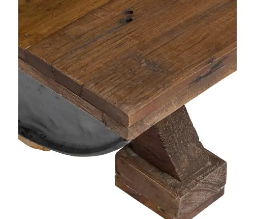 Kafijas Galdiņš Dabiska 90 X 50 X 35 Cm Koka Vidaxl