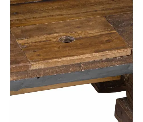 Kafijas Galdiņš Dabiska 90 X 50 X 35 Cm Koka Vidaxl