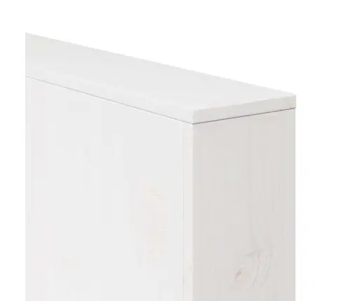 Dārza Dīvāns 3-Vietīgs Balts Koks Vidējs Izturīgs Āra Dīvāns Vidaxl