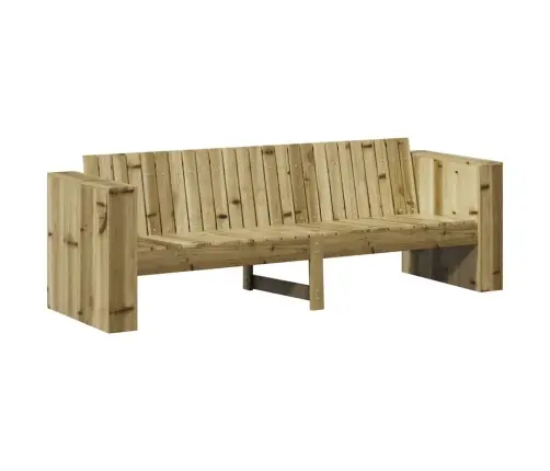 Dārza Dīvāns 3-Vietīgs 185.5X60X62 Cm, Impregnēta Priede Vidaxl