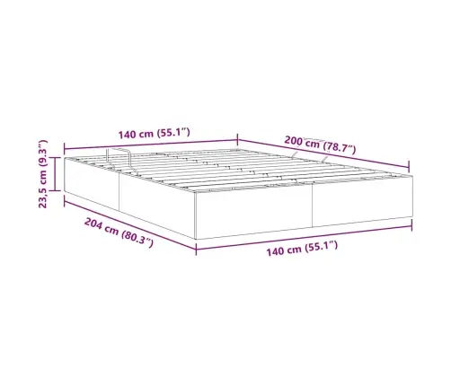 Laos Voodi Madratsiga Peaga Roosa 140 X 200 Cm Samet