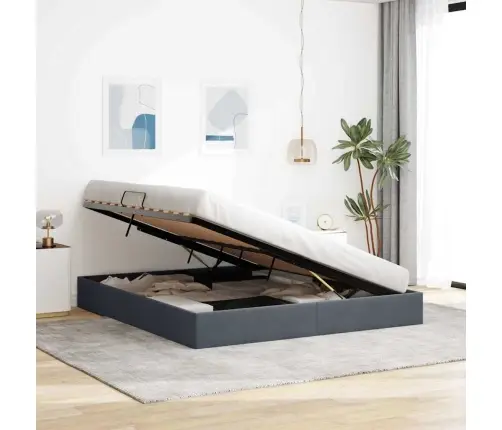 Laos Voodi Madratsiga Peaga Tumehall 180 X 200 Cm Samet