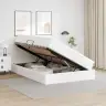 Gulta Ar Uzglabāšanas Vietu Un Matraci Balts 140 X 190 Cm Vidaxl