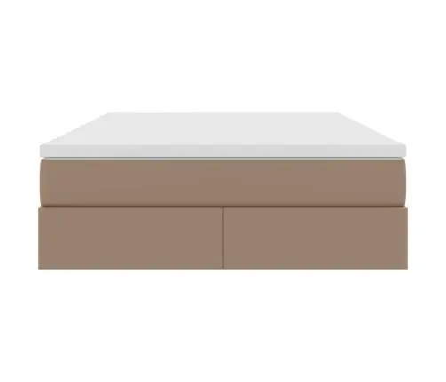 Lova Su Daiktų Laikymo Vieta Ir Čiužiniu Kapučino 140 X 200 Cm