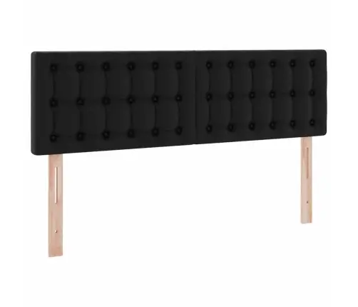 Glabāšanas Gulta Ar Matraci Melna 140 X 190 Cm Mākslīgā Āda Vidaxl