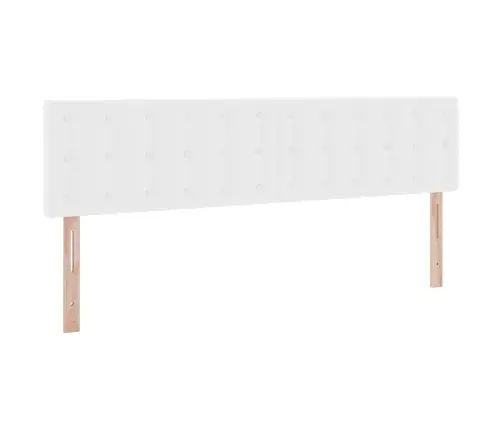 Glabāšanas Gulta Tīra Balta 160 X 200 Cm Mākslīgā Āda Vidaxl