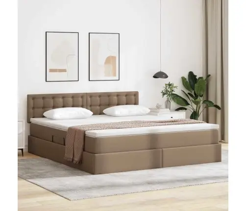 Lova Su Daiktų Laikymo Vieta Ir Čiužiniu Kapučino 160 X 200 Cm