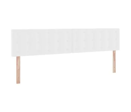 Glabāšanas Gulta Tīra Balta 200 X 200 Cm Mākslīgā Āda Vidaxl