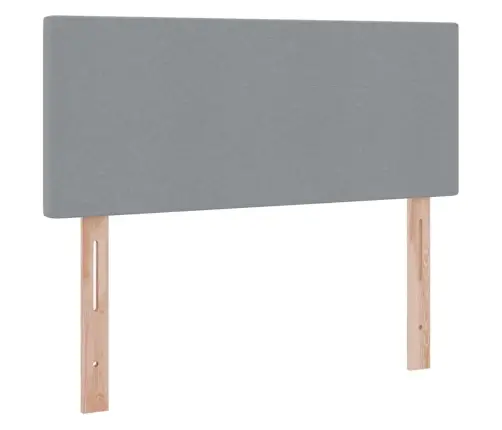 Gulta Ar Uzglabāšanas Vietu Un Matraci Ar Matraci Gaiši Pelēks Vidaxl