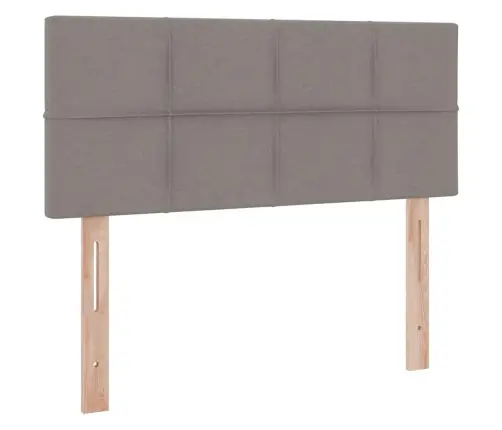 Gulta Ar Uzglabāšanas Vietu Un Matraci Pelēkbrūna 120 X 200 Cm Vidaxl