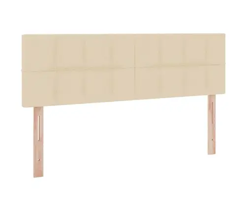 Voodi Hoiukohaga Ja Madratsiga Kreem 140 X 200 Cm Tehispuit