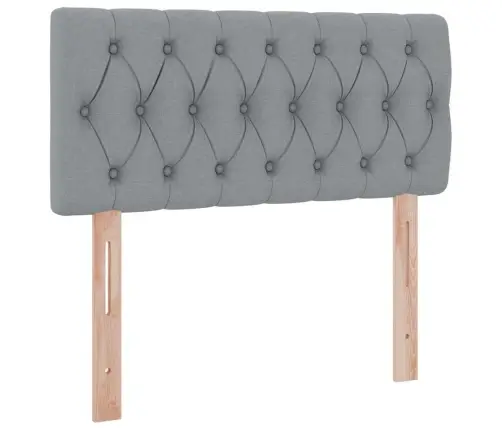 Gulta Ar Uzglabāšanas Vietu Un Matraci Ar Matraci Gaiši Pelēks Vidaxl