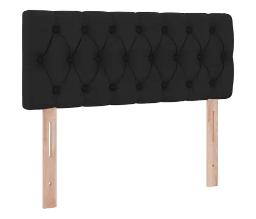Gulta Ar Uzglabāšanas Vietu Un Matraci Melna 120 X 190 Cm Vidaxl