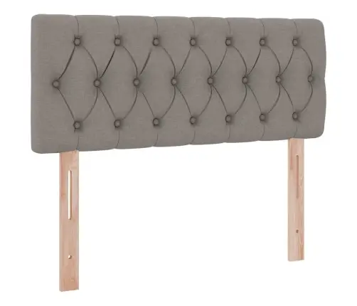 Gulta Ar Uzglabāšanas Vietu Un Matraci Pelēkbrūna 120 X 190 Cm Vidaxl